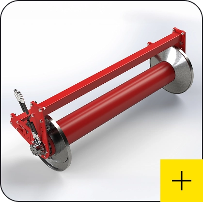 Massano Italy accessorio Rullo motorizzato per baulatrici