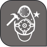 Icona carter in ghisa