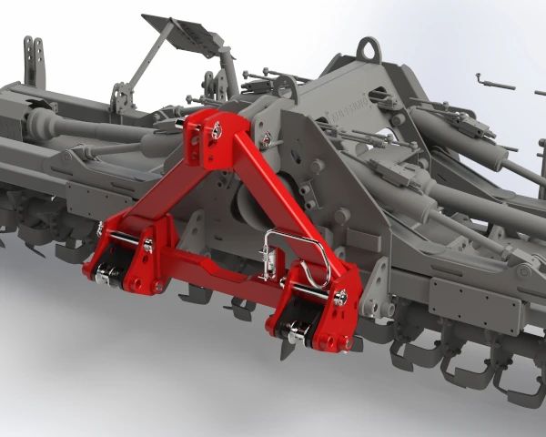 Massano Italy accessorio Attacco tre punti prolungato