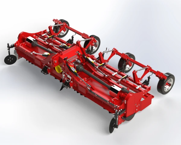 Render della macchina Baulatrice ICARO fronte